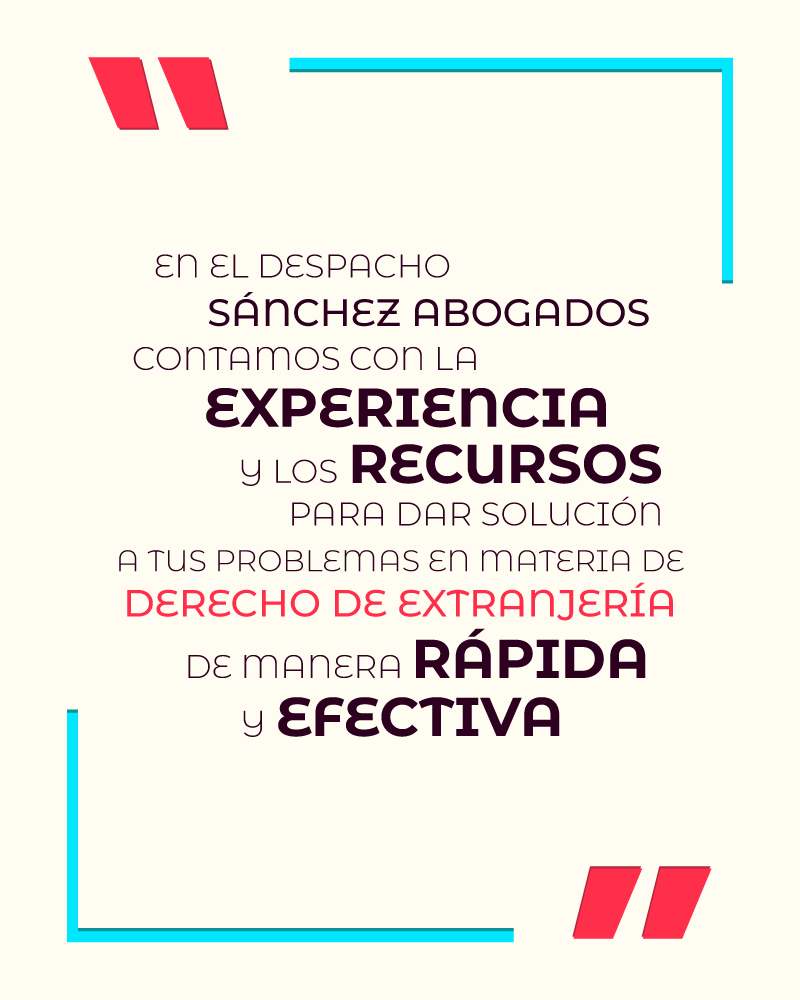 Promesa derecho de extranjería